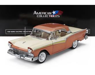 FORD Fairlane 500 Skyliner Cabriolet (1957), bronze/beige