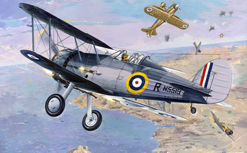 Сборная модель Gloster Sea Gladiator
