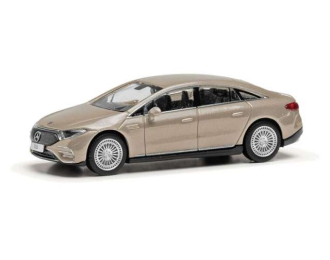 MERCEDES-BENZ EQS, beige-gold metallic