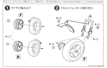Сборная модель Honda AB12 Motocompo '81
