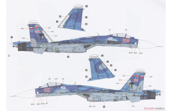 Сборная модель Российский палубный истребитель Su-33 Flanker-D