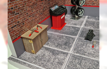 DIORAMA Classics Garage with illumination without modelcar