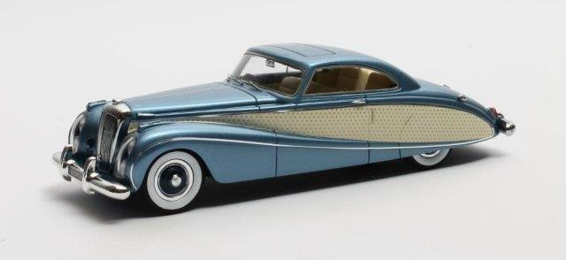 DAIMLER DE36 FHC Blue Clover Hooper 1953 Metallic Blue