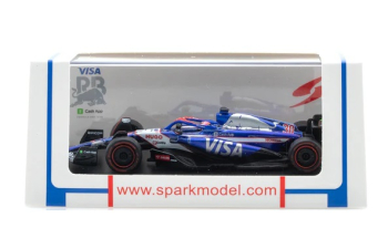RACING BULLS F1 Vcarb-01 Team Visa Cash App 30 Las Vegas Usa Gp (2024) Liam Lawson, Blue White