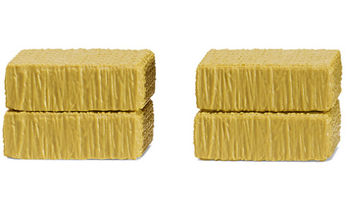 Набор 4 квадратных тюка сена