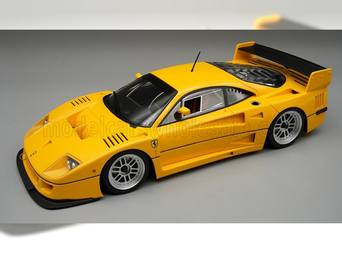 FERRARI F40 Lm Press Version (1996) - Bbs Silver Wheels, Giallo Modena - Yellow