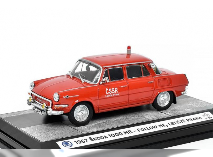 SKODA 1000 MB "Следуйте за мной" Аэропорт Праги, Чехословакия (1967)