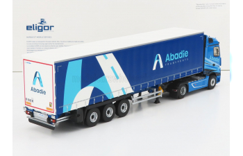 MERCEDES-BENZ Actros 5 1859 Truck Telonato Abadie Transports (2020), 2 Tone Blue