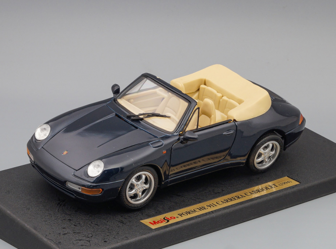 Porsche 911 Carrera Cabriolet 1994, dark blue