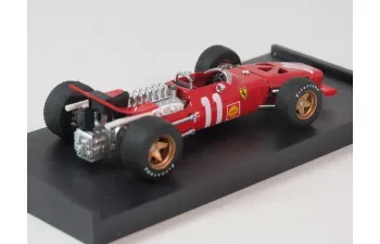 FERRARI F1 312 №11 Monaco Gp (1969) Chris Amon, Red White