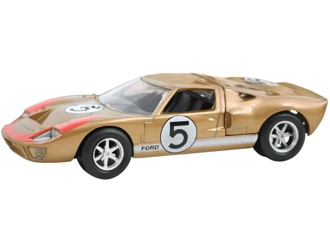 FORD GT40 №5 3rd 24h LE MANS RONNIE BUCKNUM - DICK HUTCHERSON (1966), gold