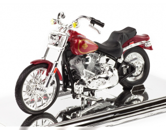 HARLEY DAVIDSON FXST Softail (1984), red / black