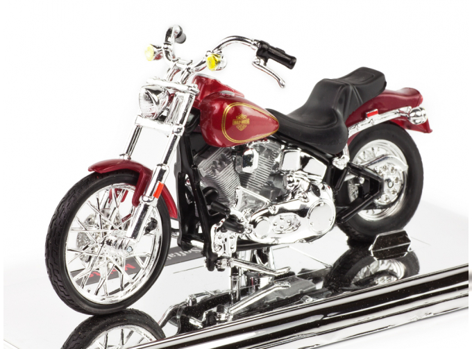 HARLEY DAVIDSON FXST Softail (1984), red / black