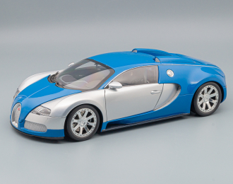 BUGATTI Veyron edition Centenaire 2009, chrome / blue