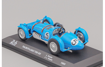 TALBOT Lago T26gs Team Louis Rosier №5 Winner 24h Le Mans (1950) Louis Rosier - Jean Louis Rosier, light blue