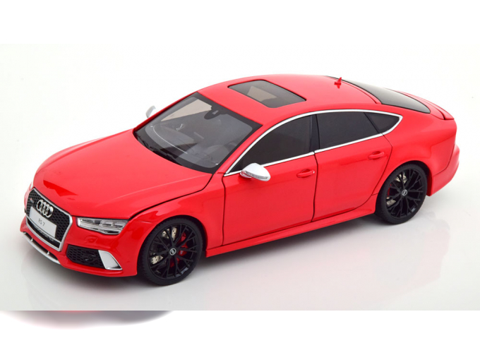 AUDI RS7 4.0T Sportback C7 (2016), red