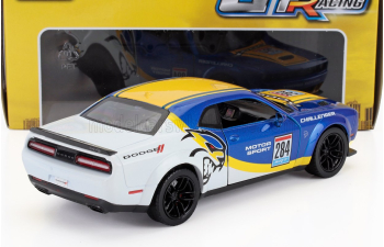 DODGE Challenger Srt Widebody №284 Racing (2018), Blue White Yellow