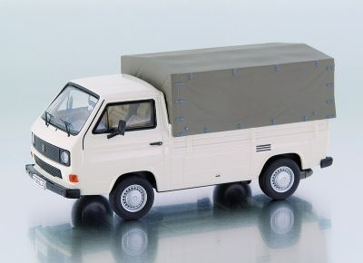 VOLKSWAGEN Transporter T3b pick-up canvas, white