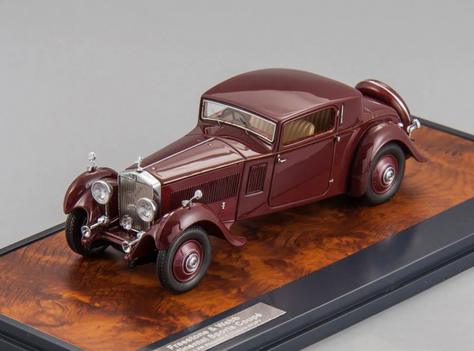 ROLLS ROYCE Phantom II Freestone & Webb Continental Sports Coupe #42PY (1933), maroon