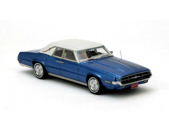 Ford Thunderbird Landau, metallic-blau/matt-weiss 1969