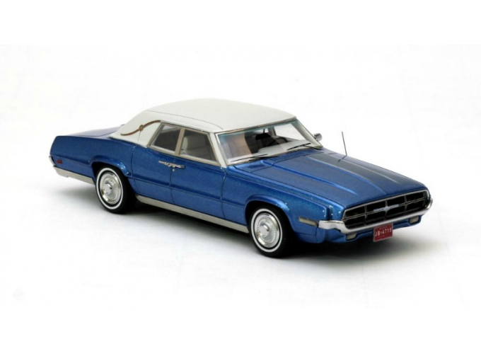 Ford Thunderbird Landau, metallic-blau/matt-weiss 1969