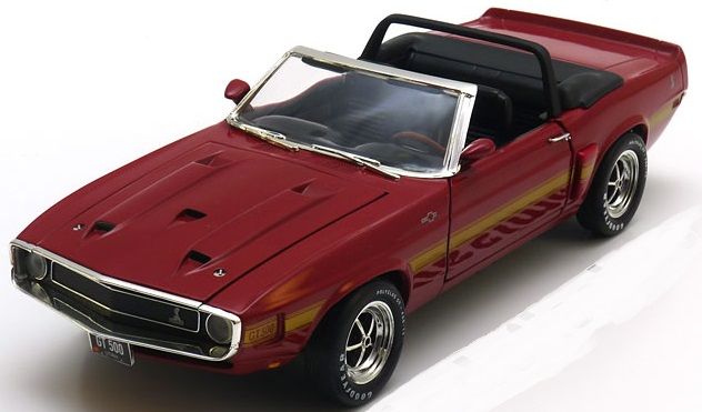 SHELBY GT-500 Convertible (1969), red golden