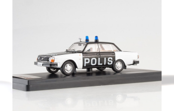 VOLVO 244 "Polis" (1978), white / black