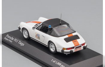 PORSCHE 911 Targa Belgian Police (1977), white