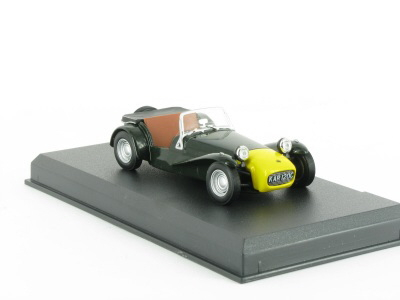 LOTUS Seven 1965, серия Auto Plus La Collection 70, черно-желтый