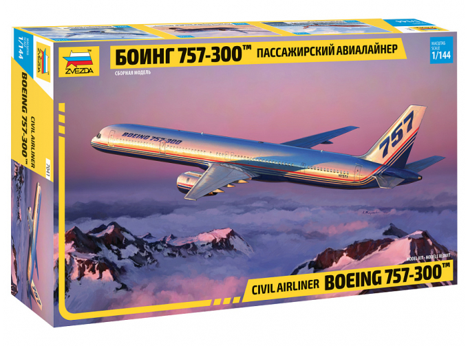 Сборная модель Пассажирский авиалайнер Boeing 757-300