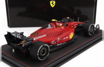 FERRARI F1-75 Team Scuderia Ferrari N 55 Australian Gp 2022 Carlos Sainz - Con Vetrina - With Showcase, Red