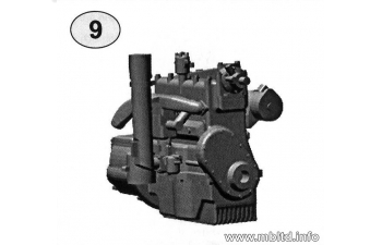 Сборная модель Немецкий полицейский автомобиль (версия 1937)