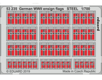 Фоторавление Немецкие флаги Второй Мировой, сталь