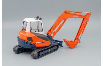 Экскаватор Kubota KX080-3, red / white