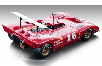 FERRARI 612 Can-am №16 River Side (1969) Chris Amon, Red