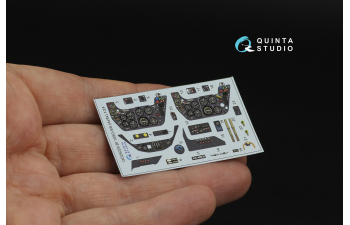 3D Декаль интерьера кабины Bf 109G-5/Bf 109G-6 (Airfix)