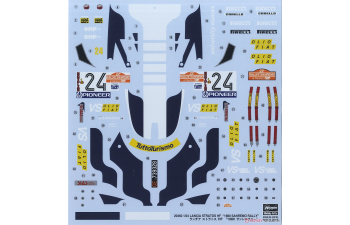 Сборная модель Lancia Stratos HF Sanremo Rally 1980
