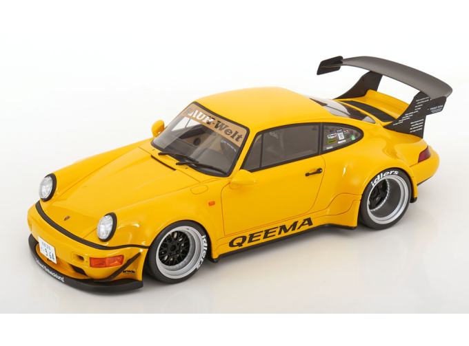 PORSCHE 911 (964) RWB Qeema (2024), yellow