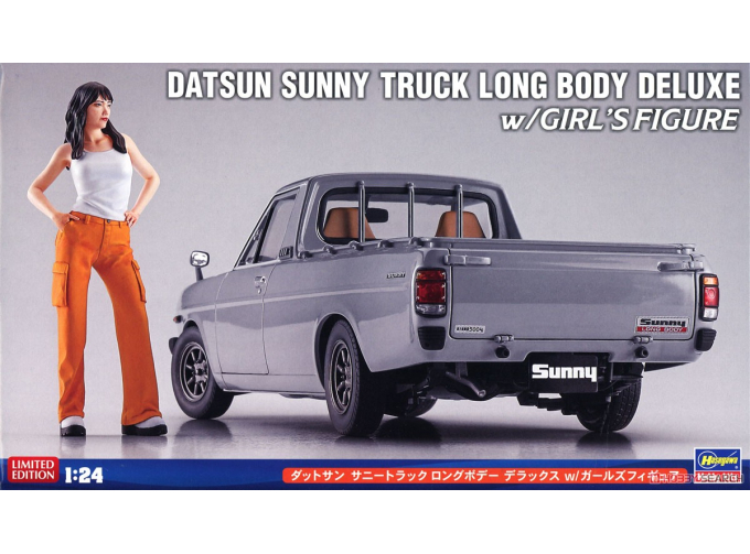 Сборная модель Datsun Sunny Truck Long Body Deluxe w/Girl's Figure