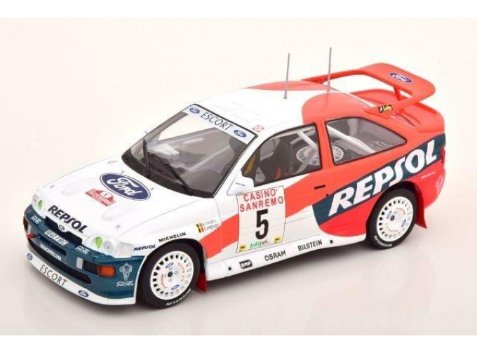 FORD Escort RS Cosworth #5 "Repsol" Thiry - Prevot 3 место Rally San Remo 1996