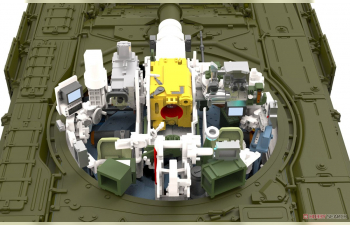 Сборная модель Российский танк-90 с полным интерьером