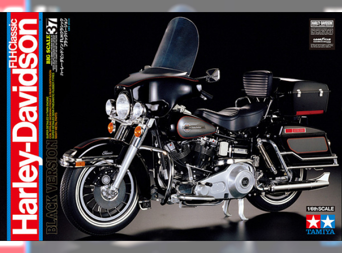 Сборная модель Harley Davidson FLH Classic - Black (ограниченная серия)