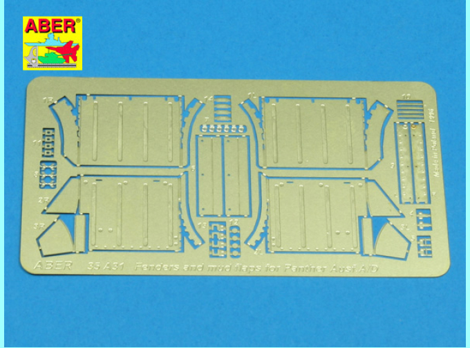 Фототравление Partner Ausf. A/D Передние крылья и брызговики