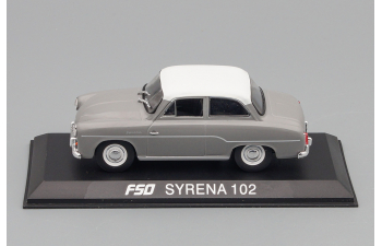 FSO Syrena 102, Legendarni Automobily Minule Ery 148, серая с белым