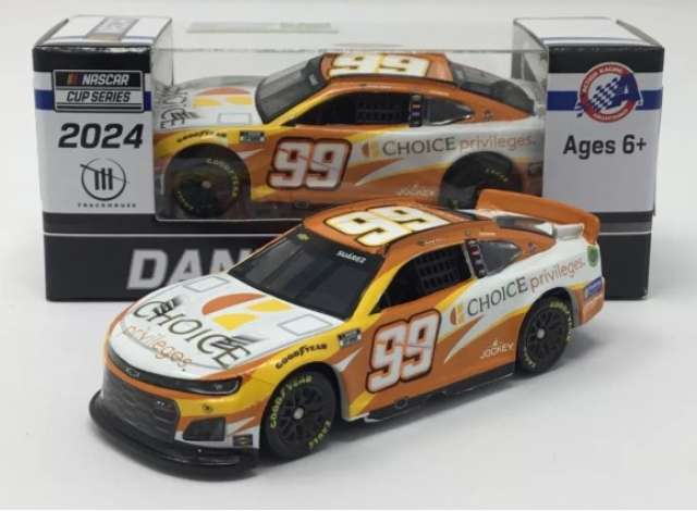 Chevrolet Camaro #99 Daniel Suarez *Choice Privileges*, orange/white 2024