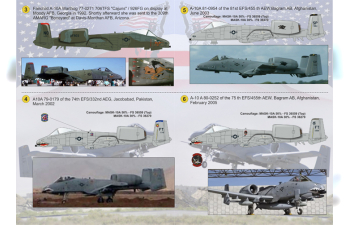 NEW A-10 Thunderbolt II Part 2 Wet decal