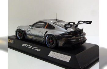 PORSCHE 911 992 Gt3 N911 Supercup (2022) - 30 Years Supercup Edition 1993-2023, Silver Black