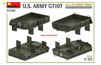 Сборная модель Американский G7107 4X4 1,5 т армейский грузовик