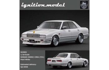 NISSAN Cedric Cima (Y31), pearl white