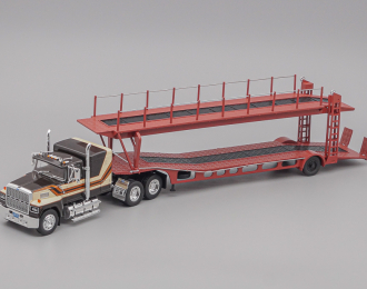 FORD 9000 LTL Car Transporter (1979), black / dark red
